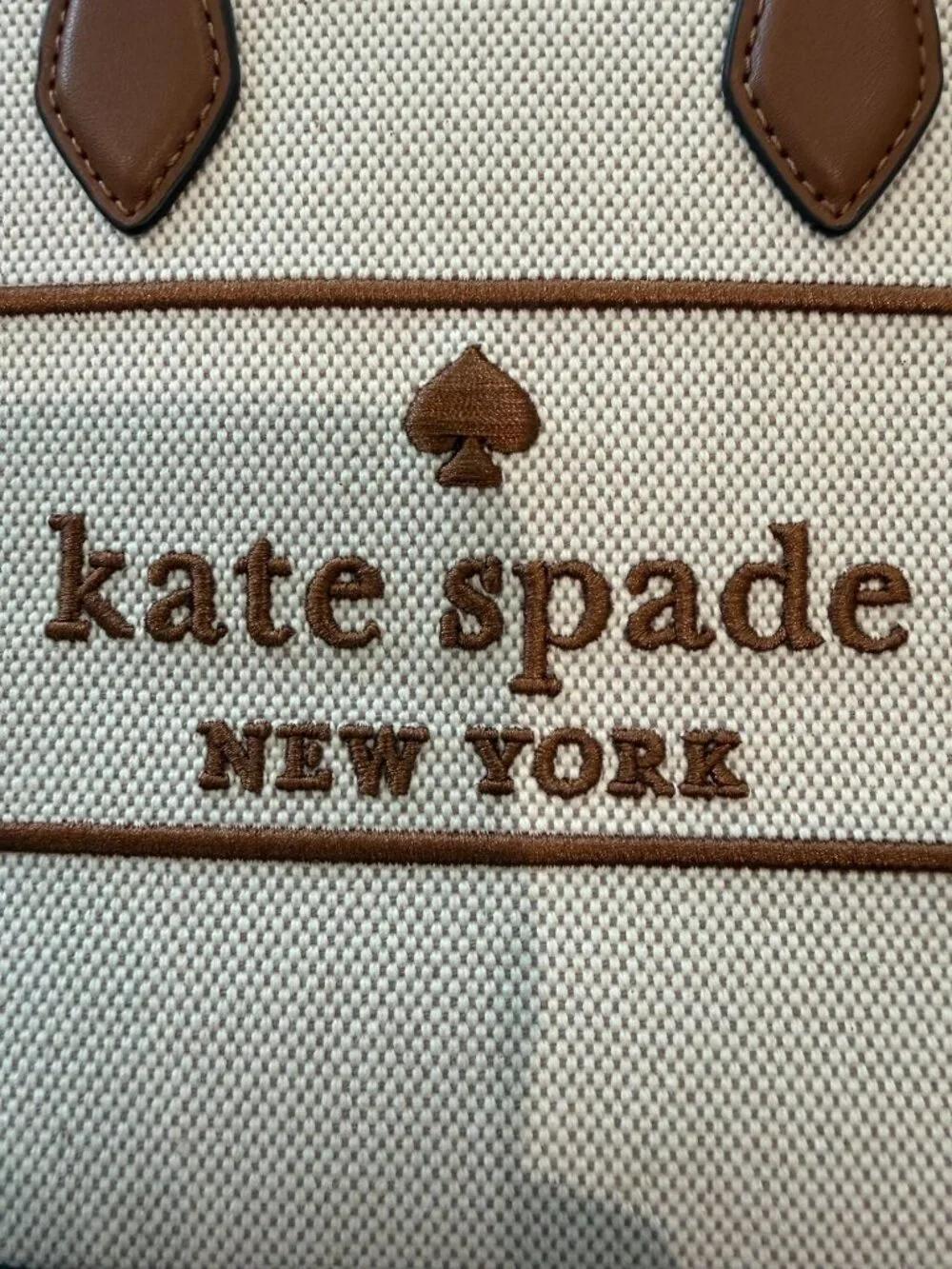 NWT Kate Spade Ellie Mini Canvas Tote Crossbody Bag